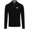 Iowa Hawkeyes Australian Merino 1/4 Zip Sweater