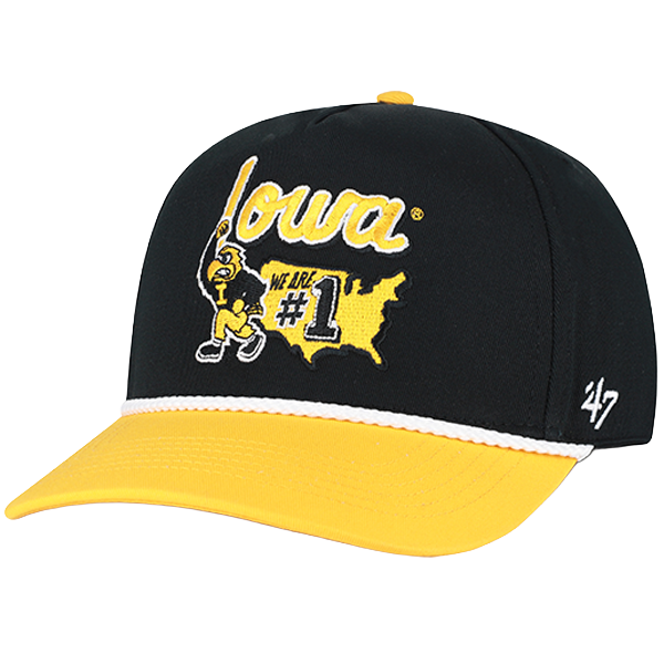 IOWA HAWKEYES MASCOT MANIA 47 HITCH HAT