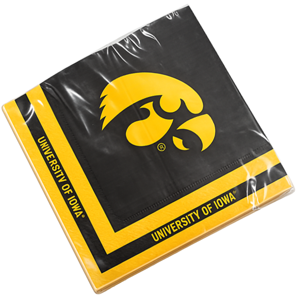 Iowa Hawkeyes 20ct Napkins