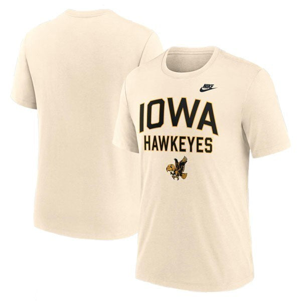 Iowa Hawkeyes Natural Flying Herky Tee