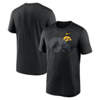 Iowa Hawkeyes Shadow Logo Tee