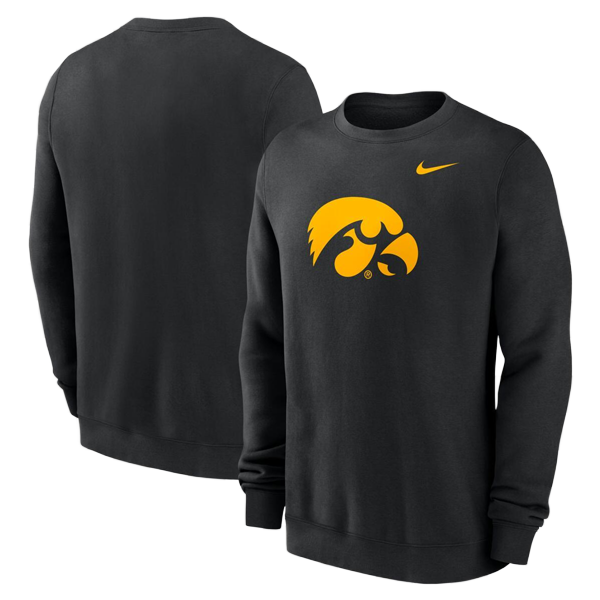 Iowa Hawkeyes Fleece Logo Crew
