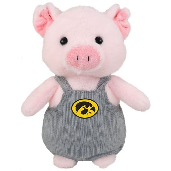 Iowa Hawkeyes Pig Critter with Overalls