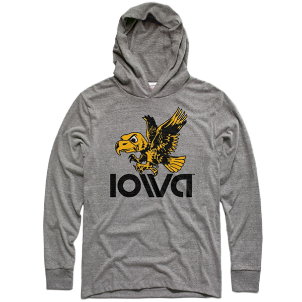 Iowa Hawkeyes Retro Long Sleeve Hoodie