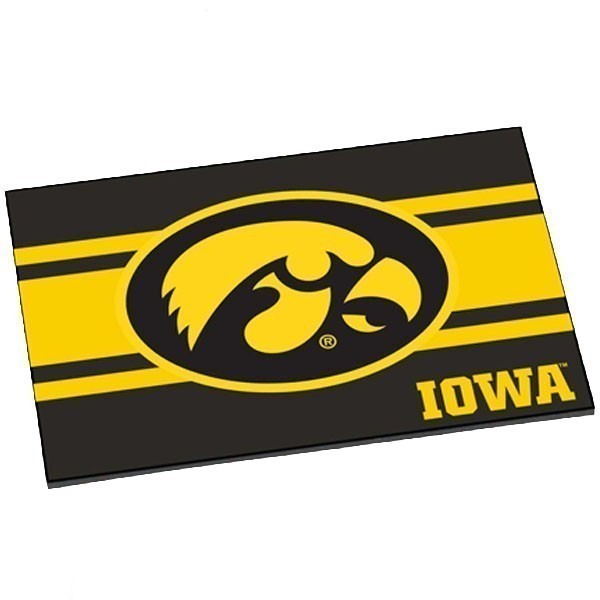 Iowa Hawkeyes Striped Magnet