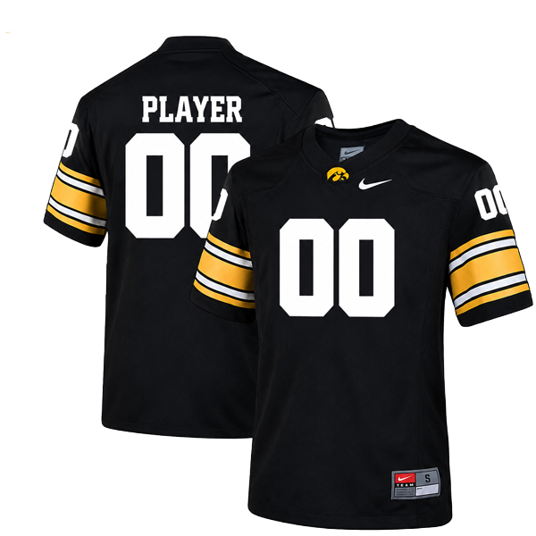 Iowa Hawkeyes Custom Youth Football Player Jersey